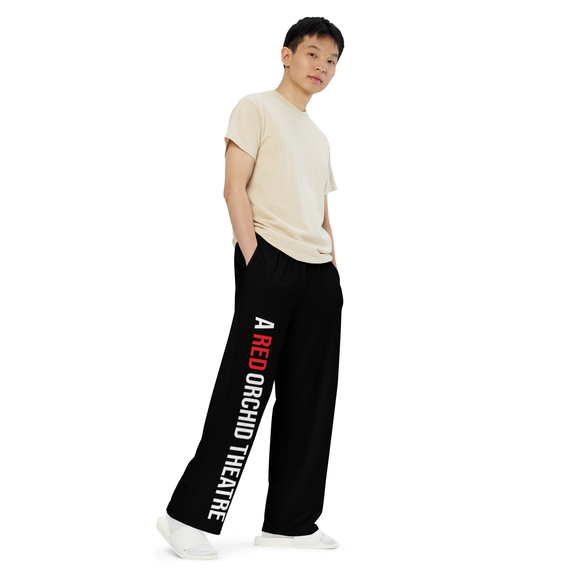 Logo Wide-Leg Sweatpants – A Red Orchid Theatre