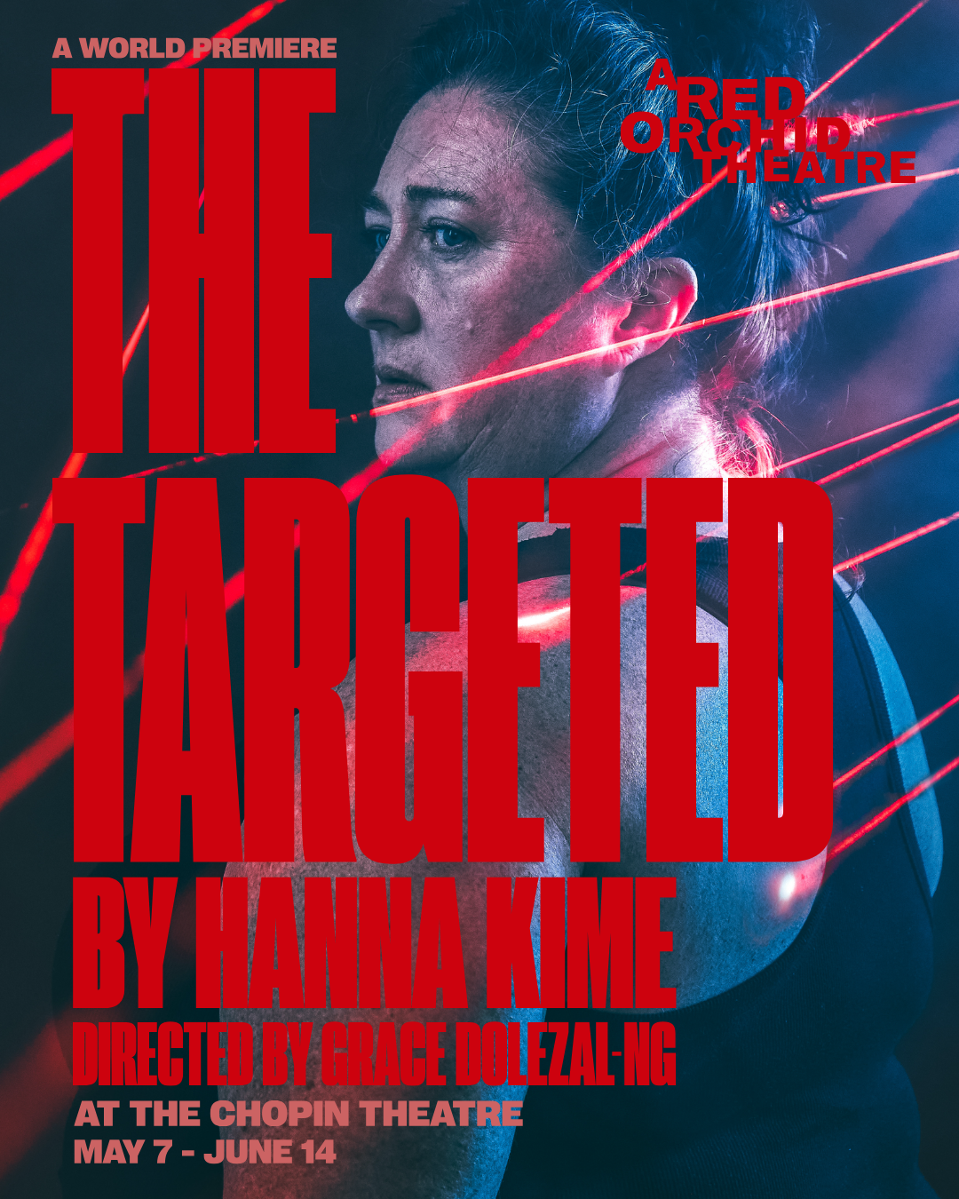 Written by Hanna Kime
Directed by Grace Dolezal-Ng
Featuring Ensemble Members Kirsten Fitzgerald, Lawrence Grimm, Sadieh Rifai, and Natalie West, with Glenn Obrero and Stephanie Shum
BUY TICKETS

At The Chopin Theatre (1543 W Division St)

Performance Dates: May 7 - June 14, 2026
Preview Performances: May 7 - May 16, 2026
Regular Run Performances: May 21 - June 14, 2026

World Premiere!

Welcome to the Solidarity and Truth Summit. A gathering of the most persecuted, tortured, and misunderstood people in the entire world. They call themselves Targeted Individuals, and they are victims of a vast and covert program of systematic torture, surveillance, and harassment by global intergovernmental powers. Over the course of this weekend in the woods they will discuss strategies to take down the deep state, bring awareness to their plight, and despite their suffering, stay human.