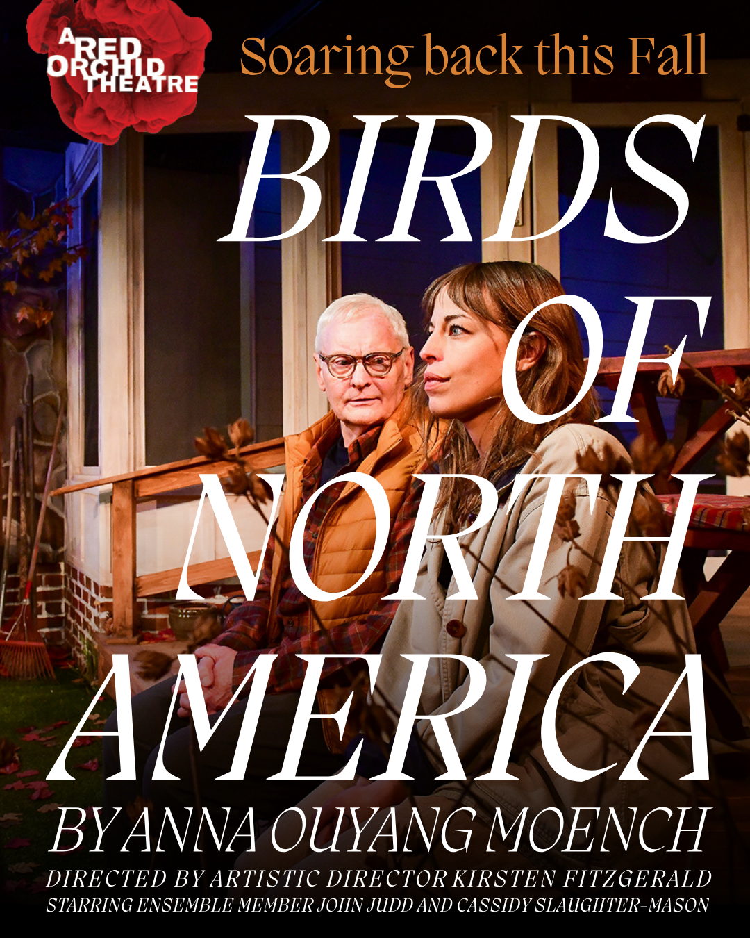 Written by Anna Ouyang Moench
Directed by Artistic Director Kirsten Fitzgerald
Featuring Ensemble Member John Judd and Cassidy Slaughter-Mason
The hit production soars back for a limited return engagement!

★★★★ 